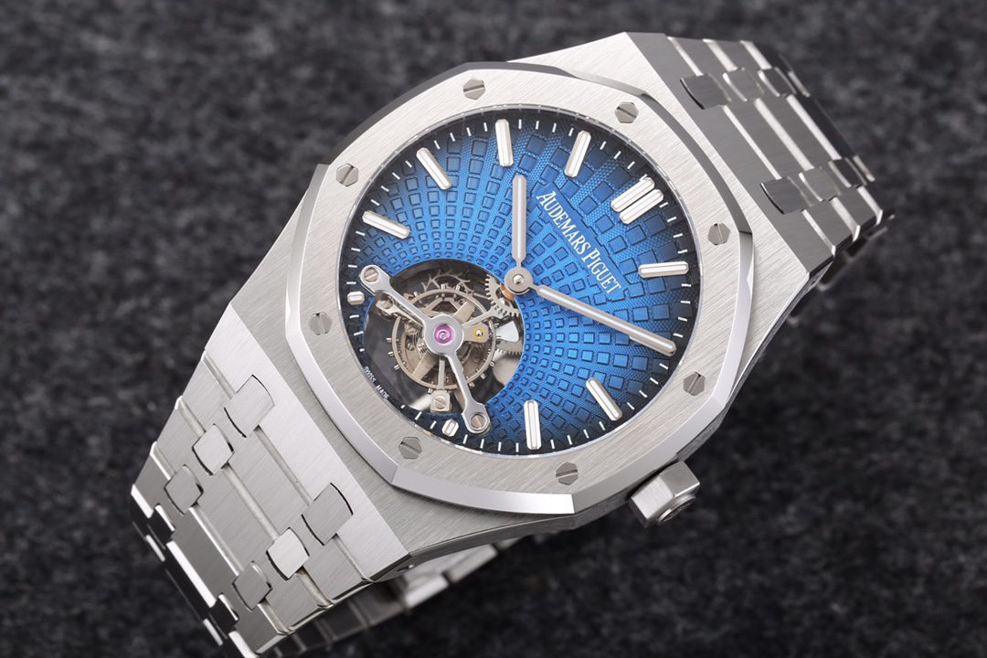 로얄오크 뚜르비옹 스틸 블루다이얼 / R8 26522TI / 41mm / cal.2924 무브먼트로 업그레이드! 41mm*10.6mm
