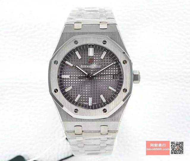 로얄오크 스틸 그레이다이얼 15500 / OM 15500ST / 41mm / cal.4302 무브먼트로 업그레이드! 41mm*10.04mm