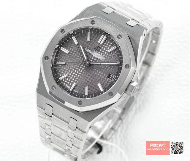 로얄오크 스틸 그레이다이얼 15500 / OM 15500ST / 41mm / cal.4302 무브먼트로 업그레이드! 41mm*10.04mm
