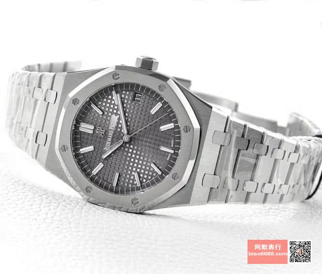 로얄오크 스틸 그레이다이얼 15500 / OM 15500ST / 41mm / cal.4302 무브먼트로 업그레이드! 41mm*10.04mm