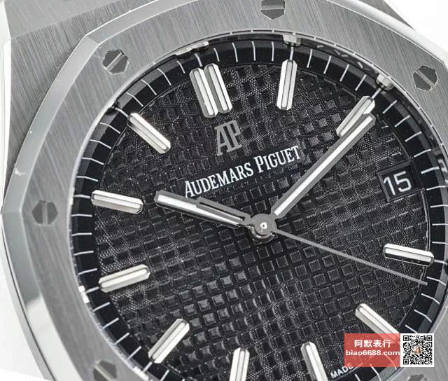 로얄오크 스틸 블랙다이얼 15500 / OM 15500ST / 41mm / cal.4302 무브먼트로 업그레이드! 41mm*10.04mm