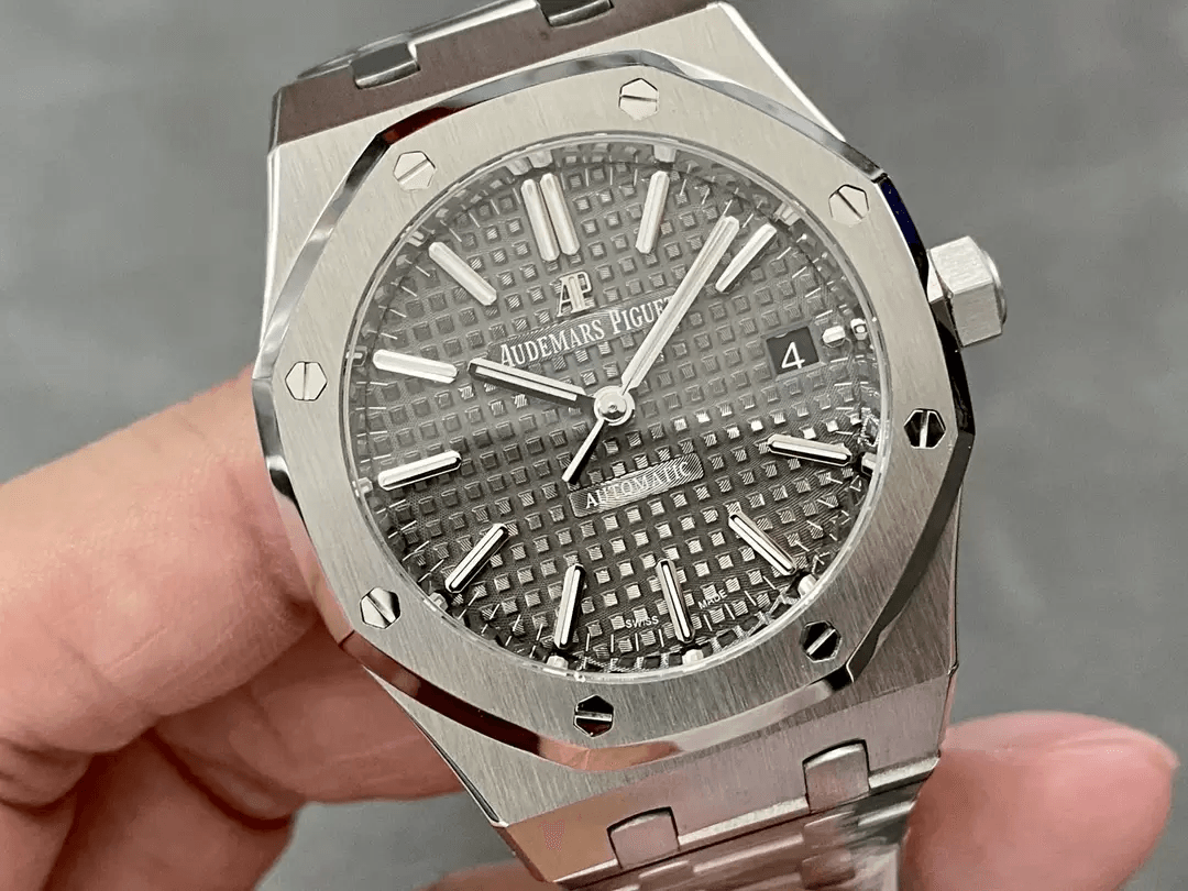 로얄오크 그레이 / IP 15450 / 37mm / CAL 3120 무브, 두께 정품동일!