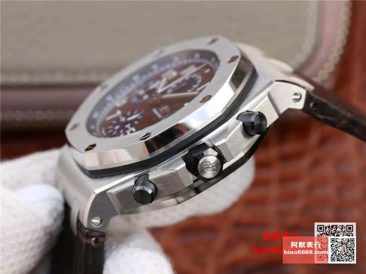 로얄오크 오프쇼어 브라운/블루 다이얼 / JF 26470ST / 42mm / cal.3126 무브먼트로 업그레이드! 42mm*15.6mm