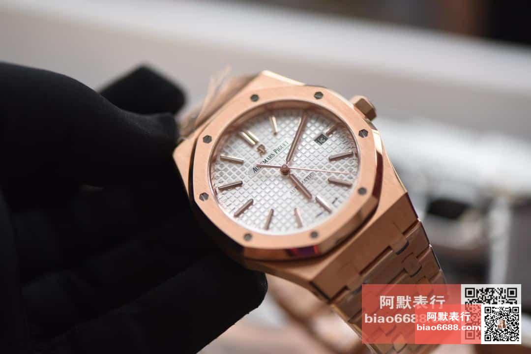 로얄오크 로즈골드 화이트다이얼 / JF 15400 / 41mm / cal.3120 무브먼트로 업그레이드!