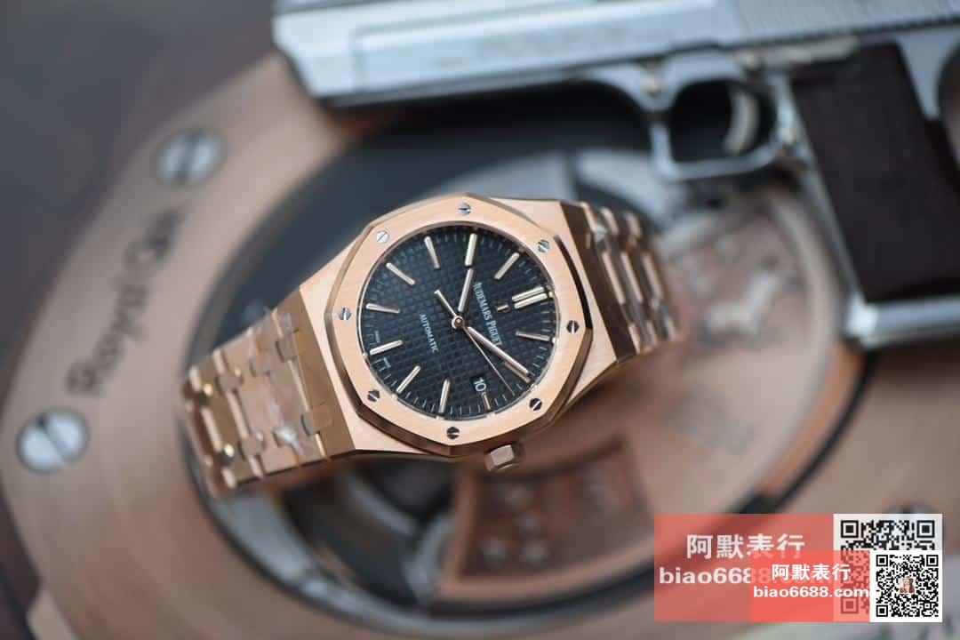 로얄오크 로즈골드 블랙다이얼 / JF 15400OR / 41mm / cal.3120 무브먼트로 업그레이드!