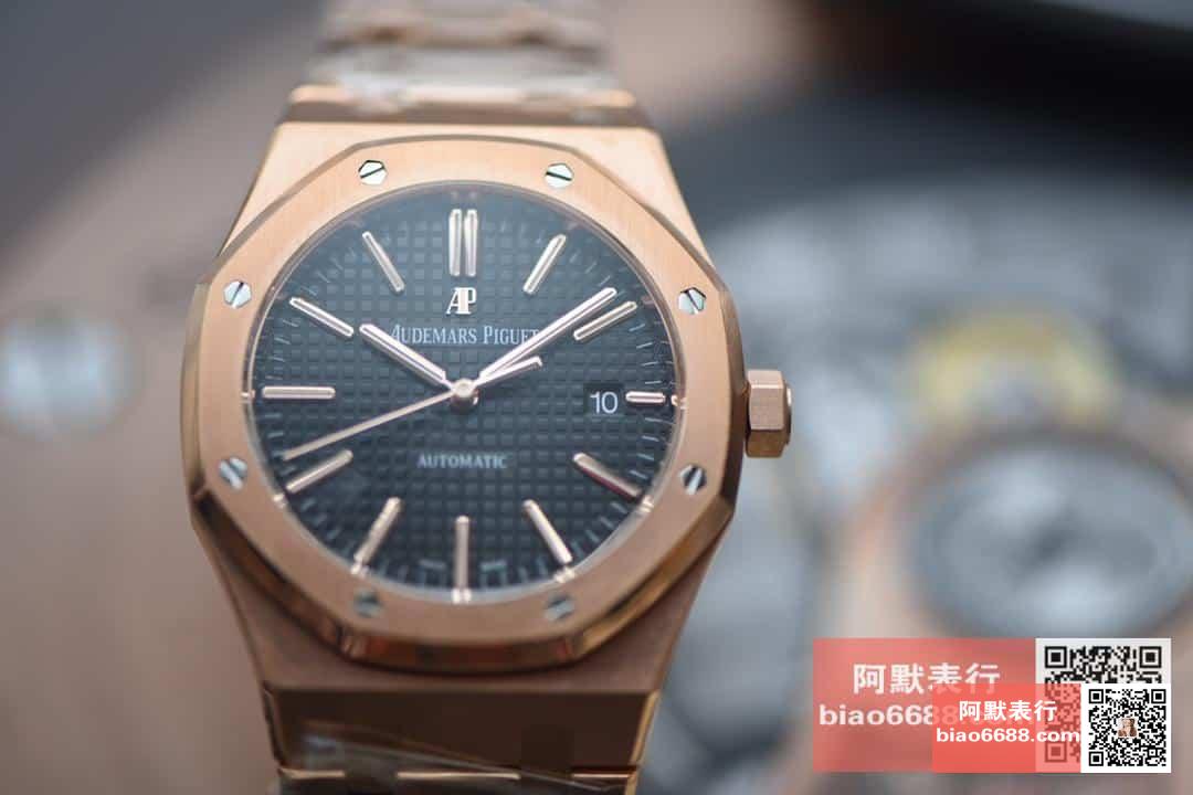 로얄오크 로즈골드 블랙다이얼 / JF 15400OR / 41mm / cal.3120 무브먼트로 업그레이드!