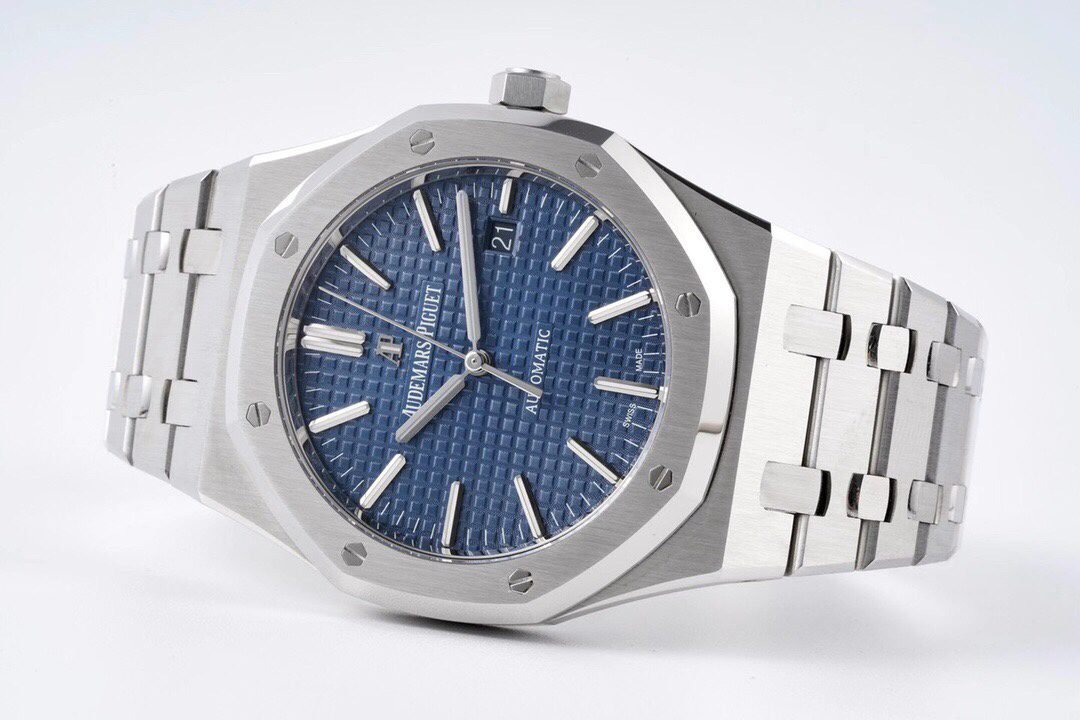 로얄오크 스틸 블루 다이얼 / ZF 15400ST / 41mm / cal.3120 무브먼트로 업그레이드! 41mm*9.8mm