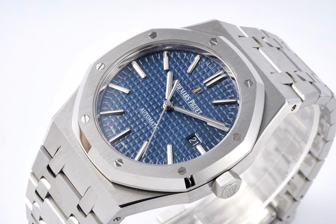 로얄오크 스틸 블루 다이얼 / ZF 15400ST / 41mm / cal.3120 무브먼트로 업그레이드! 41mm*9.8mm