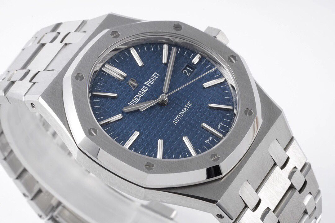 로얄오크 스틸 블루 다이얼 / ZF 15400ST / 41mm / cal.3120 무브먼트로 업그레이드! 41mm*9.8mm