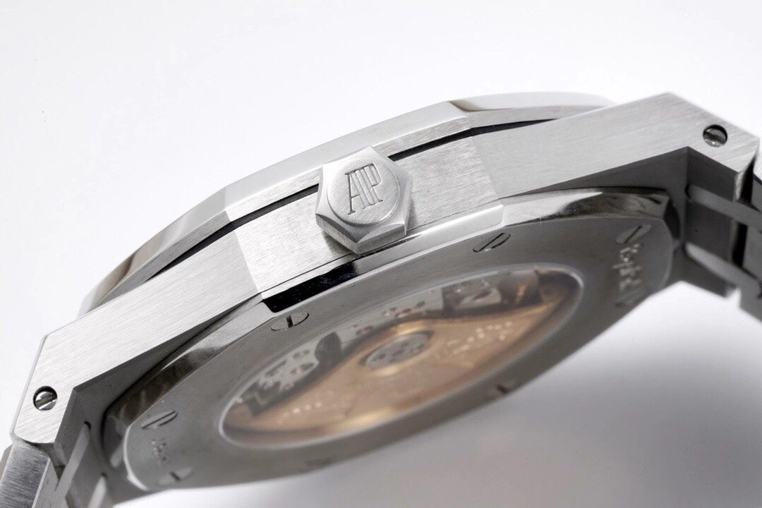 로얄오크 스틸 화이트 다이얼 / ZF 15400ST / 41mm / cal.3120 무브먼트로 업그레이드! 41mm*9.8mm