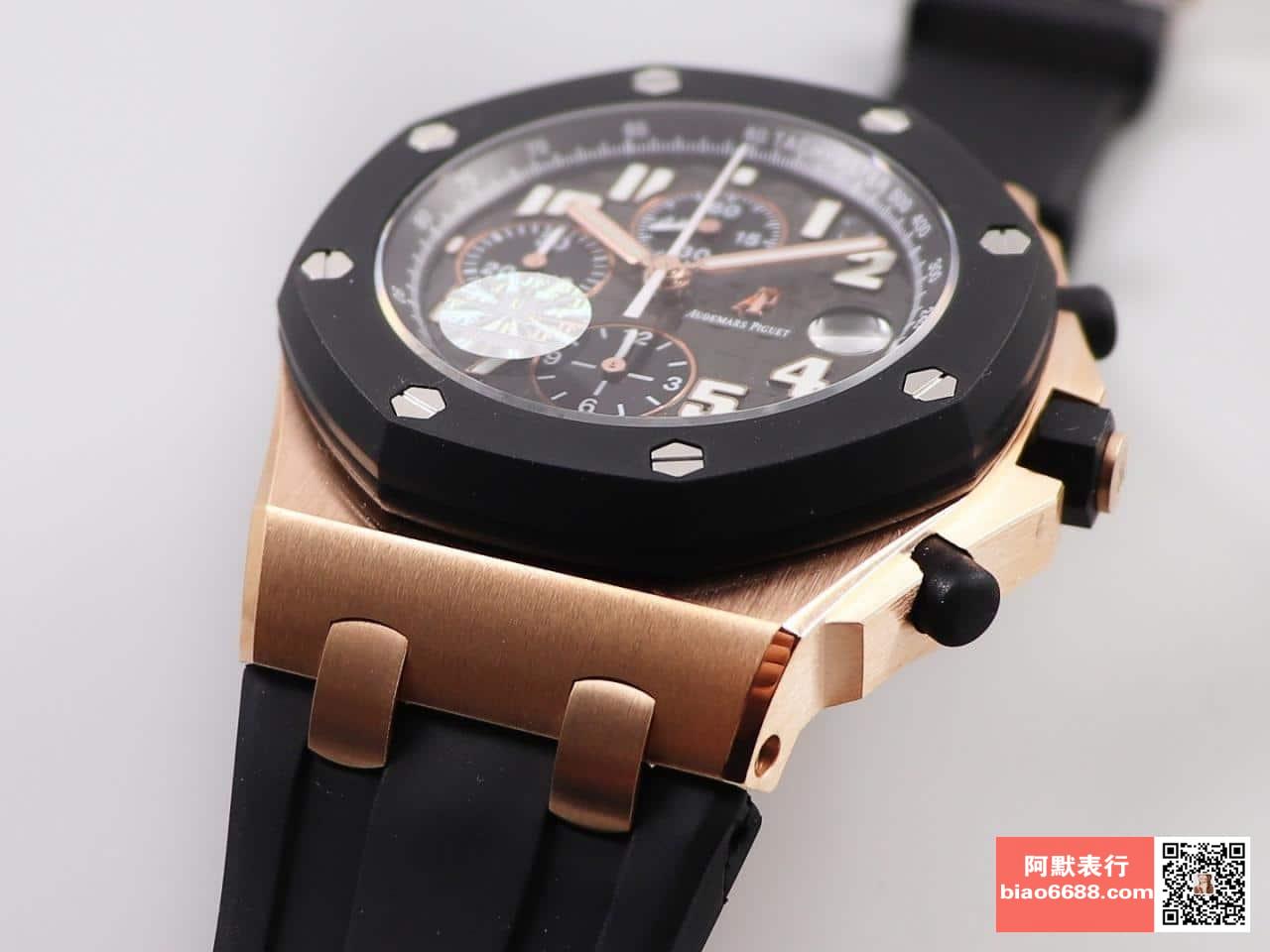 로얄오크 오프쇼어 로즈골드 블랙다이얼 / JF 26470ST / 42mm / cal.2226 무브먼트로 업그레이드! 42mm