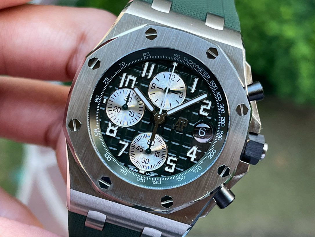 로얄오크 오프쇼어 그린 / APF 26238TI / 42mm / 3126 무브먼트로 업그레이드!