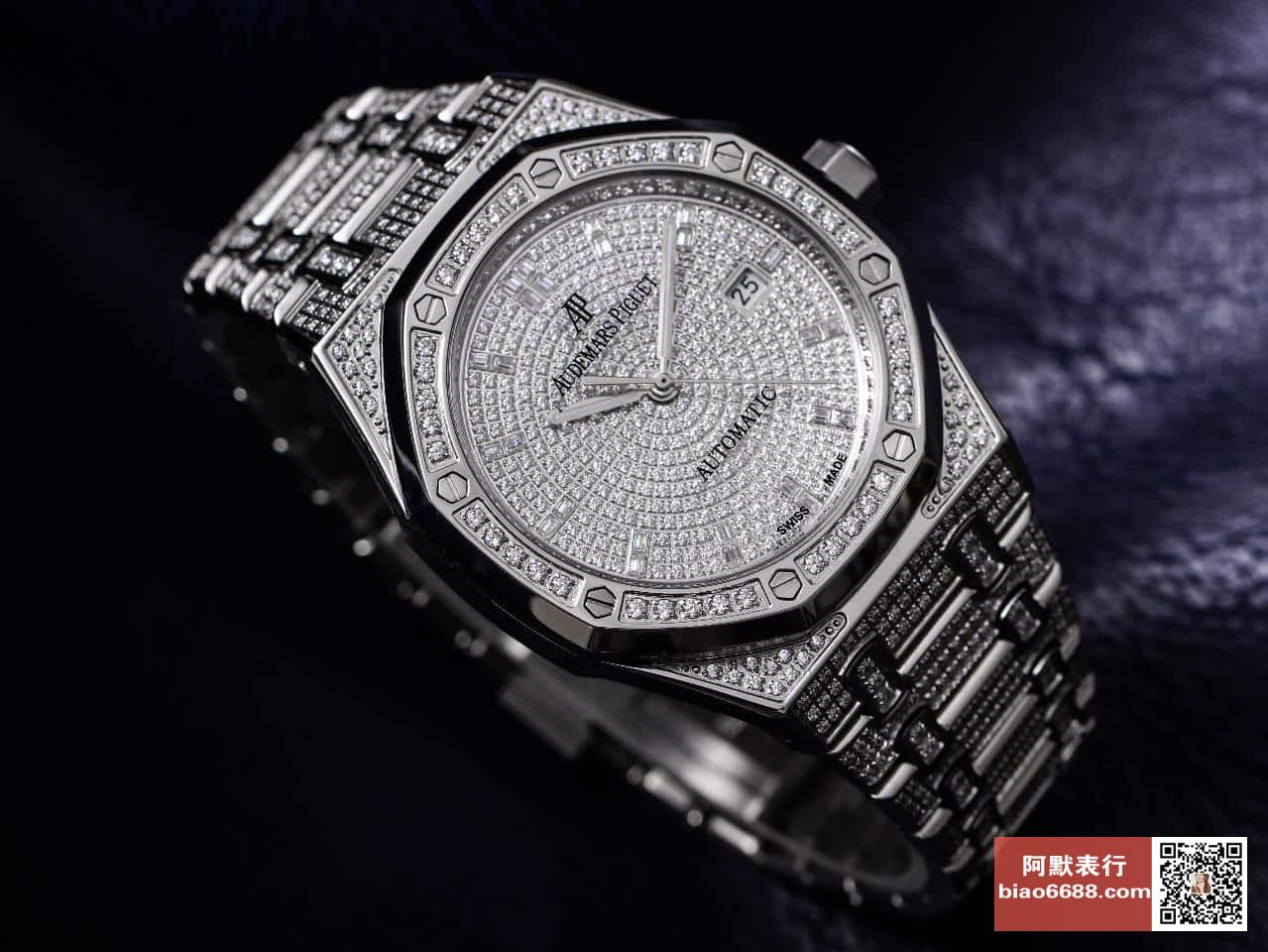 로얄오크 스틸 풀다이아 / 15452BC / 41mm / cal.9015 무브먼트로 업그레이드! 41mm*10mm