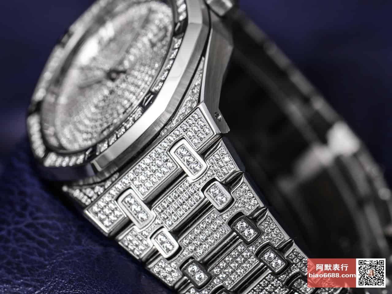 로얄오크 스틸 풀다이아 / 15452BC / 41mm / cal.9015 무브먼트로 업그레이드! 41mm*10mm