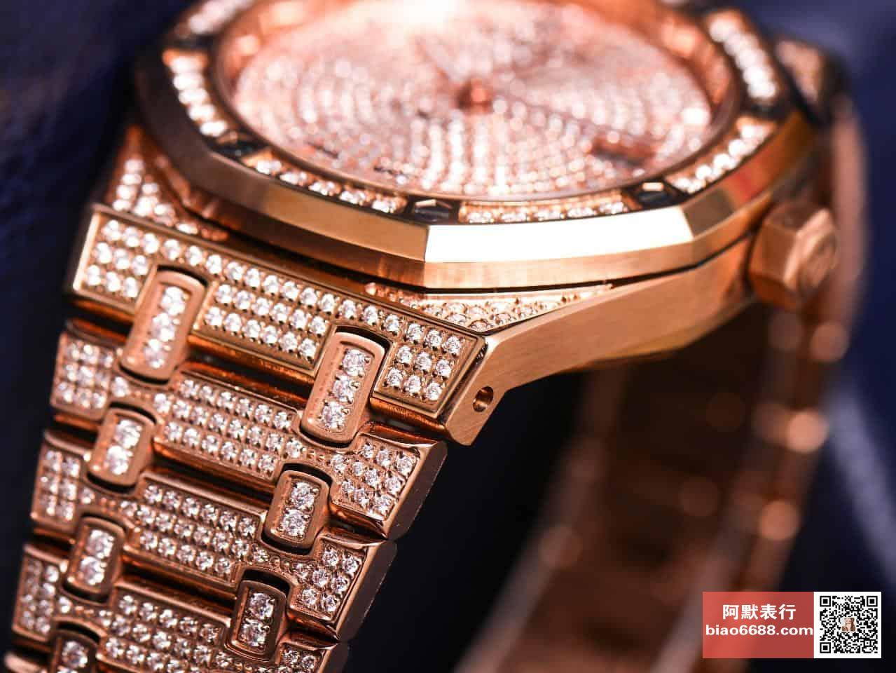 로얄오크 로즈골드 풀다이아 / 15452OR / 41mm / cal.9015 무브먼트로 업그레이드! 41mm*10mm