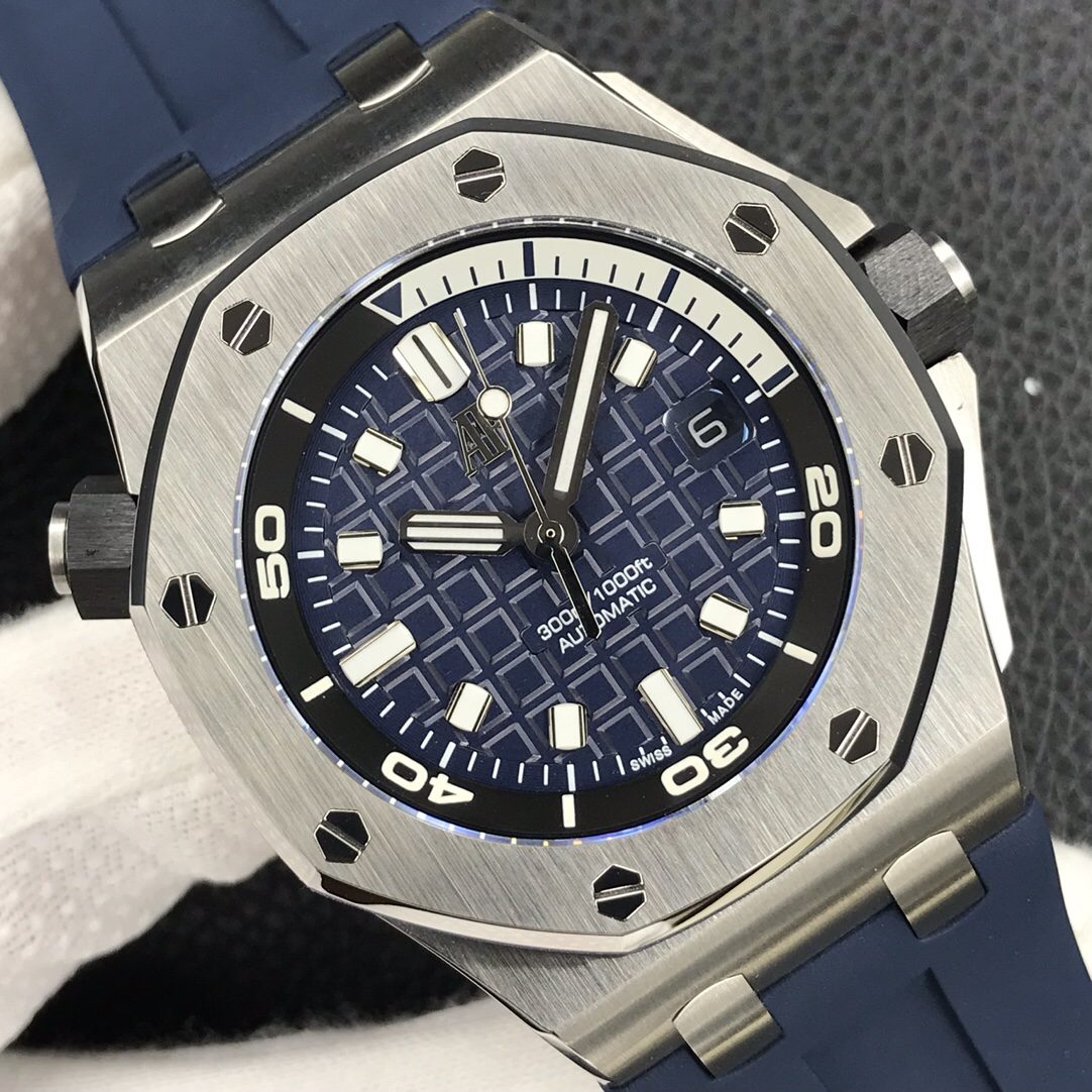 로얄오크 오프쇼어 스틸 블루 / BF 15720ST / 42mm / cal.4308 무브먼트로 업그레이드! 42mm*14.2mm