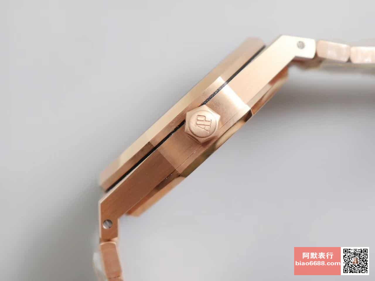 로얄오크 로즈골드 블랙다이얼 / OM 15500OR / 41mm / cal.4302 무브먼트로 업그레이드! 41mm*10.04mm