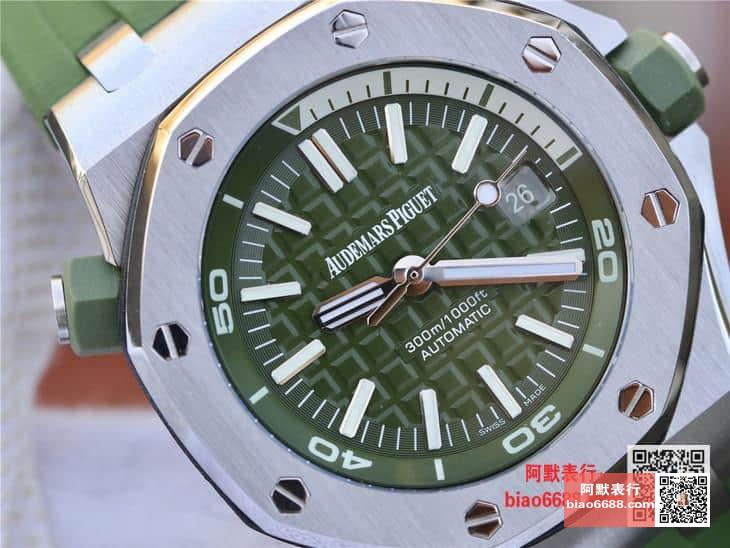 로얄오크 오프쇼어 다이버 그린 슈퍼클론 / 15710ST / 42mm / cal.3120 무브먼트로 업그레이드!