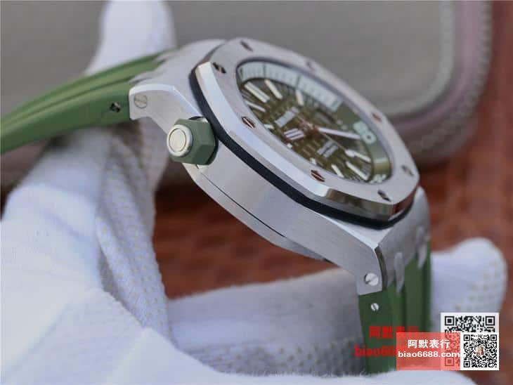 로얄오크 오프쇼어 다이버 그린 슈퍼클론 / 15710ST / 42mm / cal.3120 무브먼트로 업그레이드!