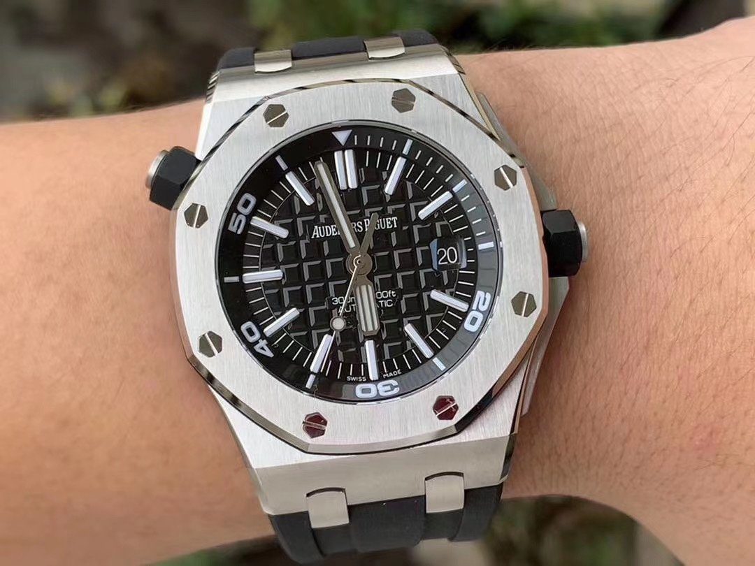 로얄오크 오프쇼어 블랙다이얼 / JF 15710ST / 42mm / cal.3120 무브먼트로 업그레이드!
