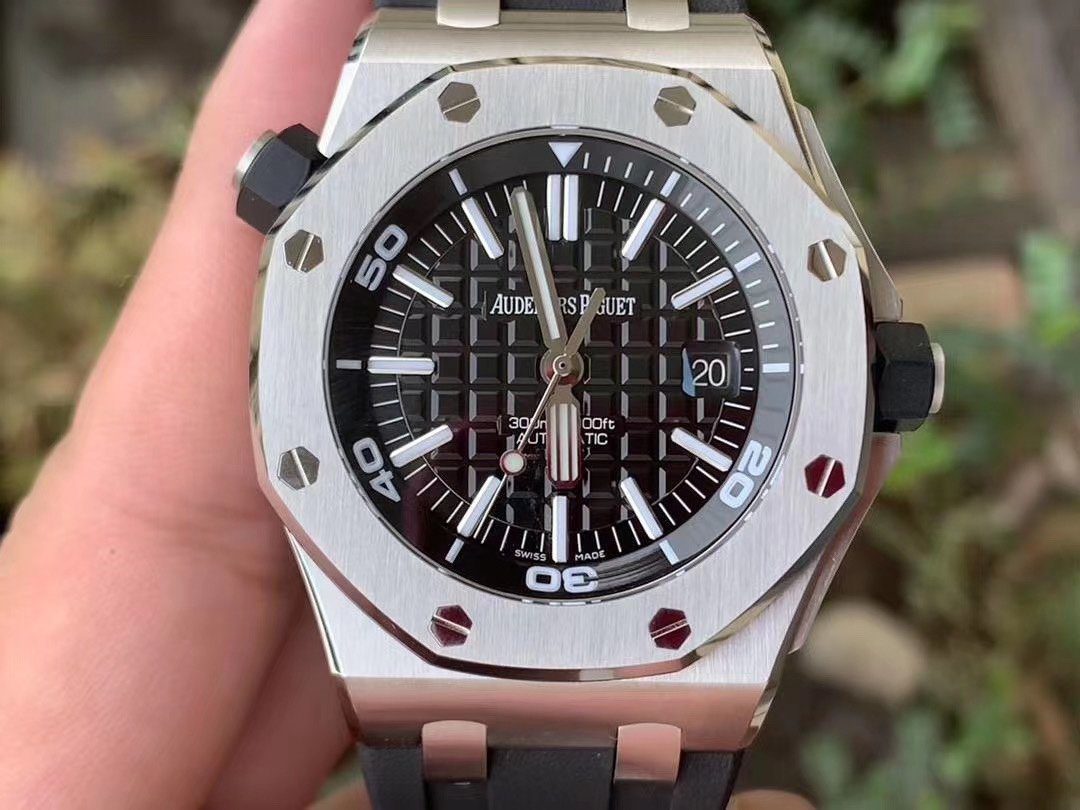 로얄오크 오프쇼어 블랙다이얼 / JF 15710ST / 42mm / cal.3120 무브먼트로 업그레이드!