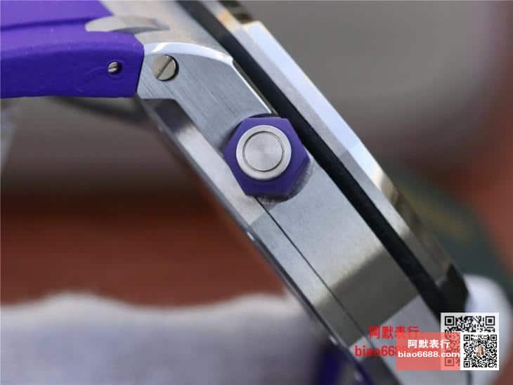 로얄오크 오프쇼어 다이버 퍼플 슈퍼클론 / 15710ST / 42mm / cal.3120 무브먼트로 업그레이드!