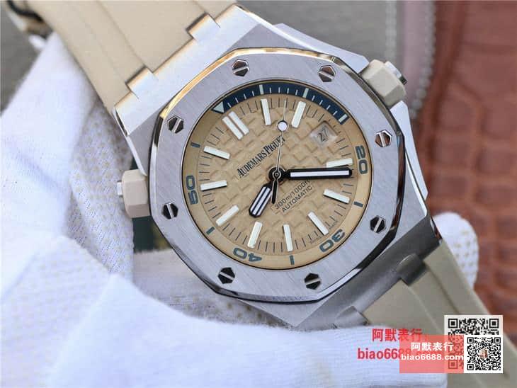 로얄오크 오프쇼어 다이버 베이지 슈퍼클론 / 15710ST / 42mm / cal.3120 무브먼트로 업그레이드!