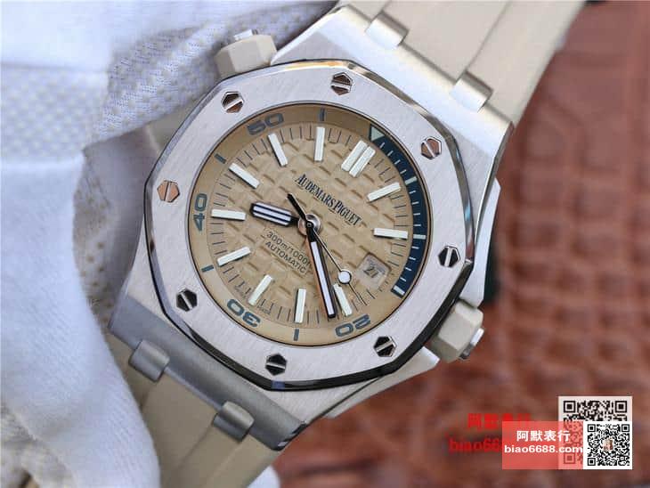 로얄오크 오프쇼어 다이버 베이지 슈퍼클론 / 15710ST / 42mm / cal.3120 무브먼트로 업그레이드!