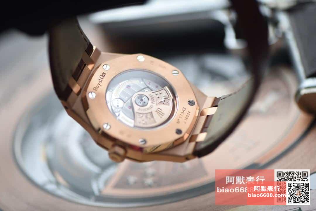 로얄오크 로즈골드 화이트다이얼 레더스트랩 / JF 15400OR / 41mm / cal.3120 무브먼트로 업그레이드!