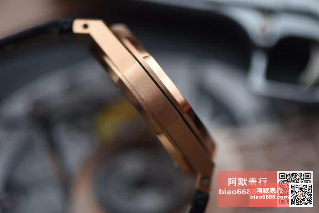 로얄오크 로즈골드 블랙다이얼 레더스트랩 / JF 15400OR / 41mm / cal.3120 무브먼트로 업그레이드!