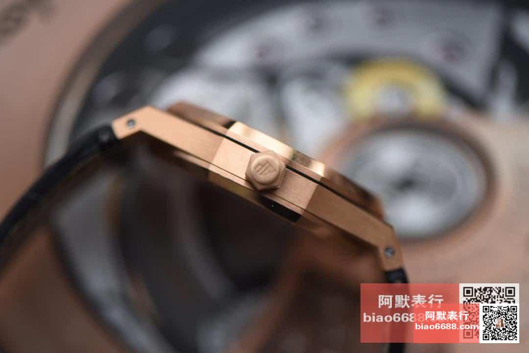 로얄오크 로즈골드 블랙다이얼 레더스트랩 / JF 15400OR / 41mm / cal.3120 무브먼트로 업그레이드!