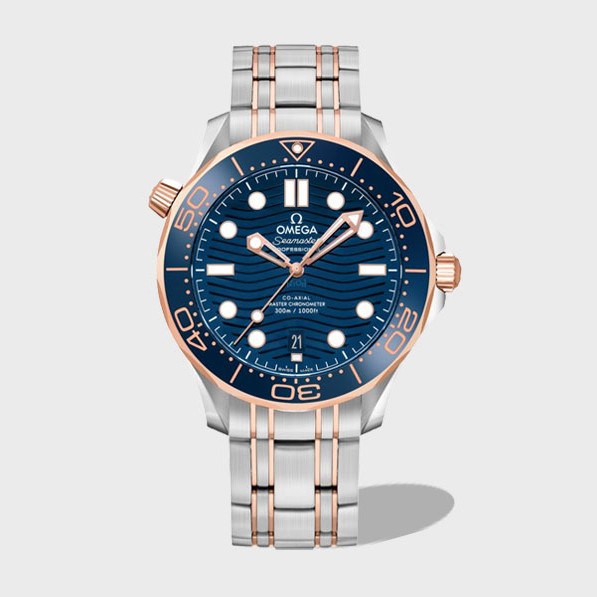 씨마스터 시리즈 청판 로골 콤비 / OR 210.20.42.20.03.002 / 42mm / 8800 무브, 사이즈 42mm