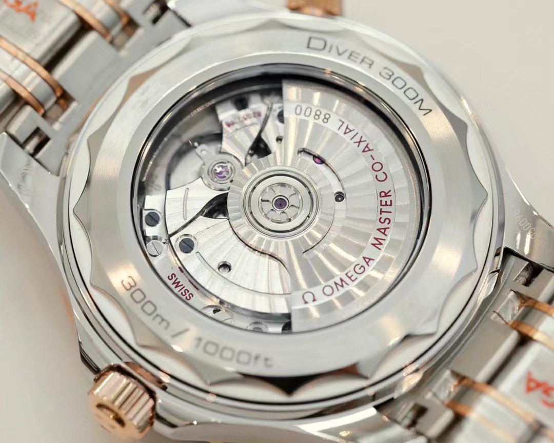 씨마스터 시리즈 청판 로골 콤비 / OR 210.20.42.20.03.002 / 42mm / 8800 무브, 사이즈 42mm