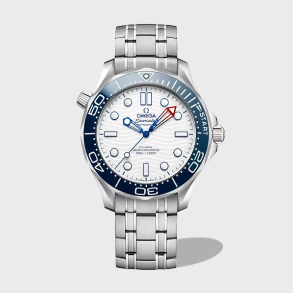 씨마스터 300M 화이트 세라믹 다이얼 / OR 522.30.42.20.04.001 / 42mm / 맞춤형 8800 자동 기계식 통합 무브먼트
