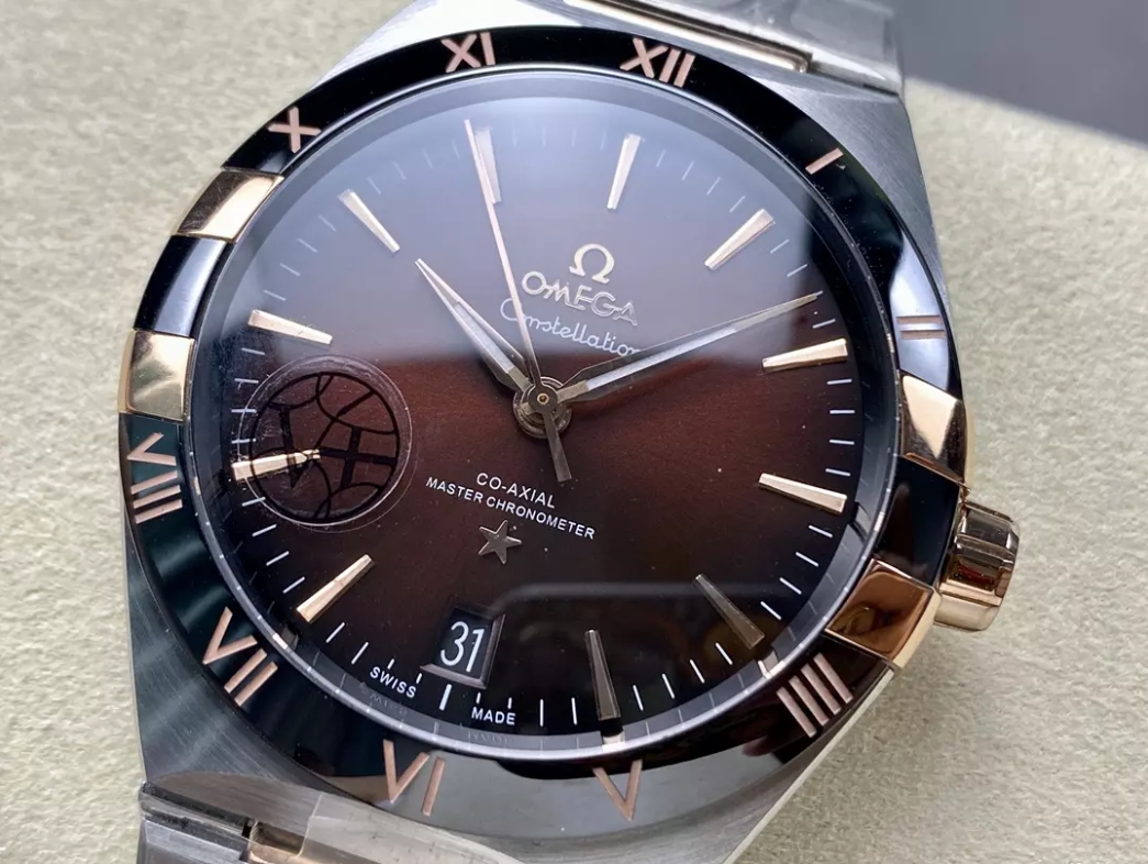 컨스텔레이션 41mm 브라운 다이얼, SS 브레이슬릿 / V+ / 41mm / 독점적인 True 8900/8901 무브먼트