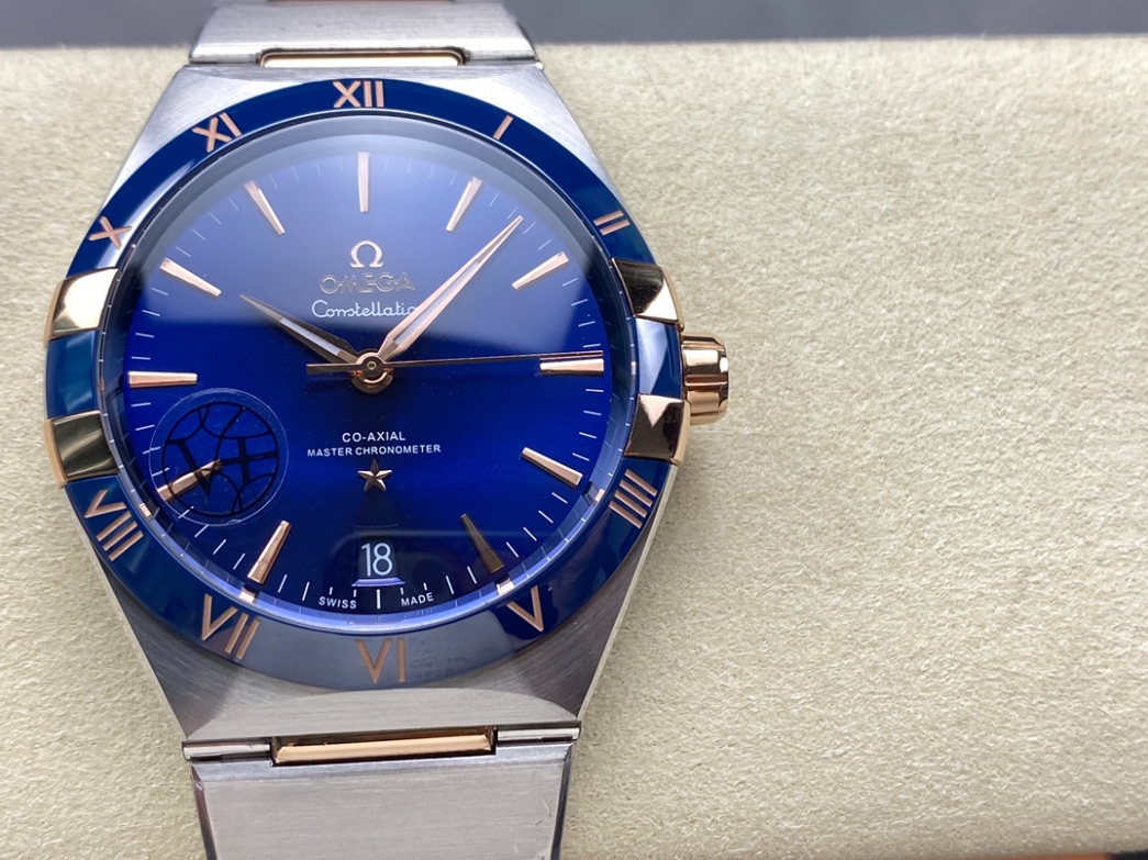 컨스텔레이션 41mm 블루 다이얼, SS 브레이슬릿 / V+ / 41mm / 독점적인 True 8900/8901 무브먼트