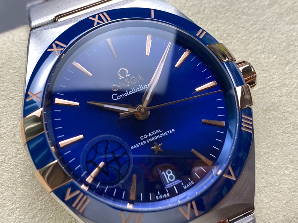 컨스텔레이션 41mm 블루 다이얼, SS 브레이슬릿 / V+ / 41mm / 독점적인 True 8900/8901 무브먼트