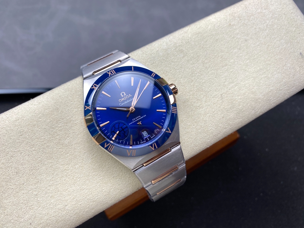 컨스텔레이션 41mm 블루 다이얼, SS 브레이슬릿 / V+ / 41mm / 독점적인 True 8900/8901 무브먼트