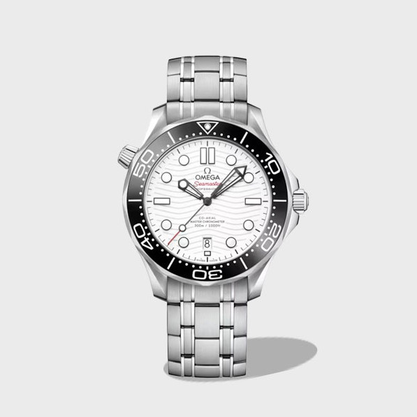 씨마스터 300 화이트 /VS 210.30.42.20.01.001/42mm /VS 자체 제작 8800 올인원 무브먼트