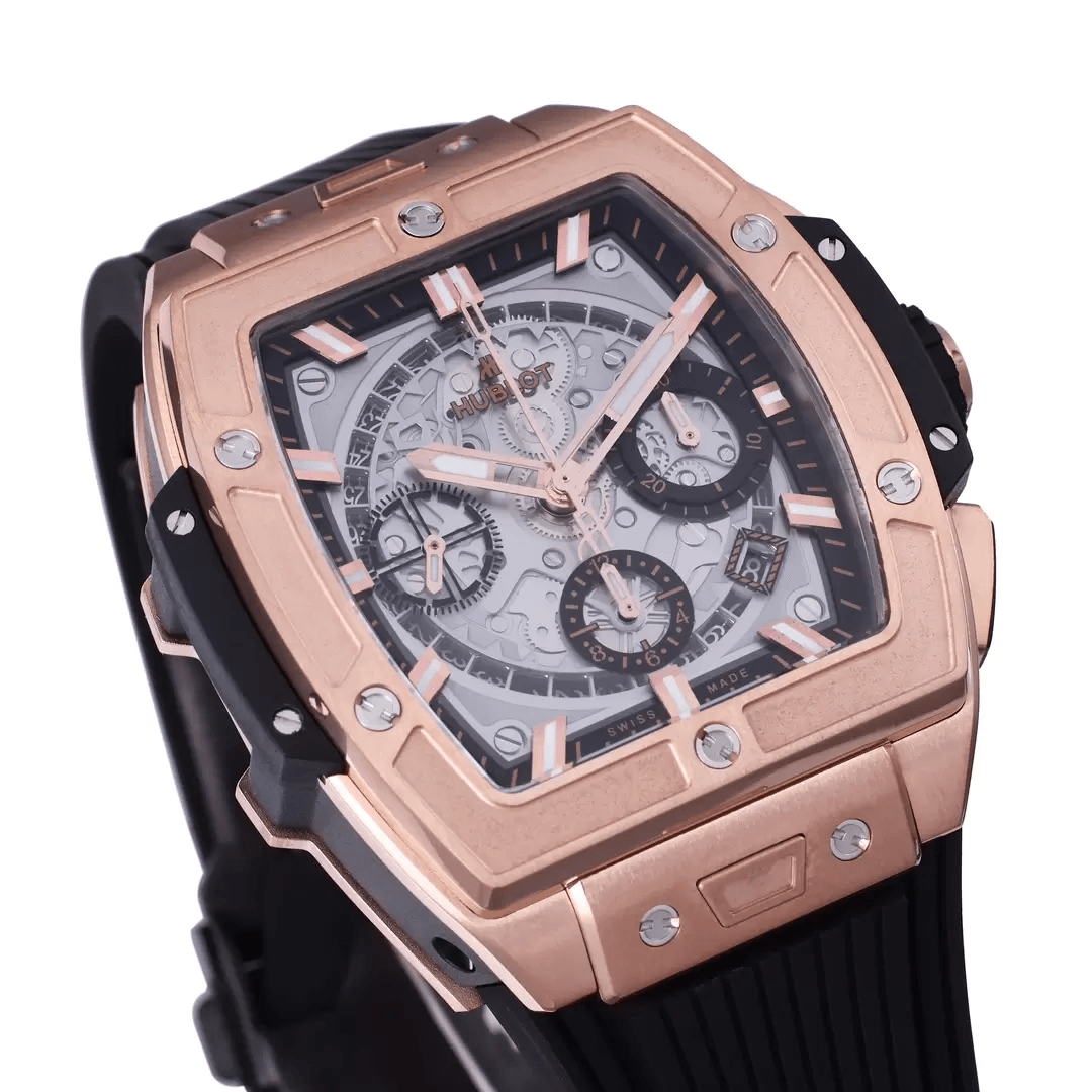 스피릿 오브 빅뱅 로즈골드 / BBF 642.OX.0180.RX / 42mm / HUB 4700무브먼트, 최고등급 티타늄 사용