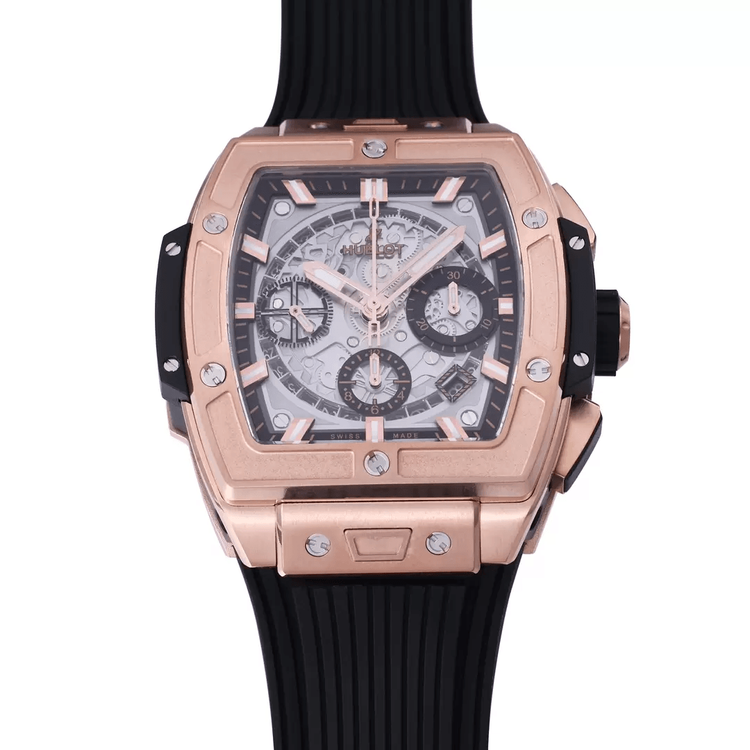 스피릿 오브 빅뱅 로즈골드 / BBF 642.OX.0180.RX / 42mm / HUB 4700무브먼트, 최고등급 티타늄 사용