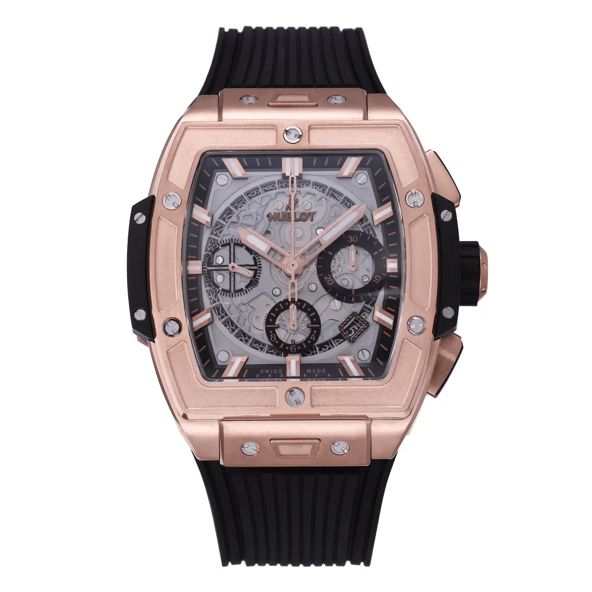 스피릿 오브 빅뱅 로즈골드 / BBF 642.OX.0180.RX / 42mm / HUB 4700무브먼트, 최고등급 티타늄 사용