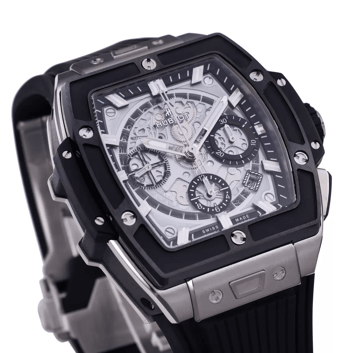 스피릿 오브 빅뱅 블랙 로즈골드 / BBF 641.NM.0173.LR / 42mm / HUB 4700무브먼트, 최고등급 티타늄 사용