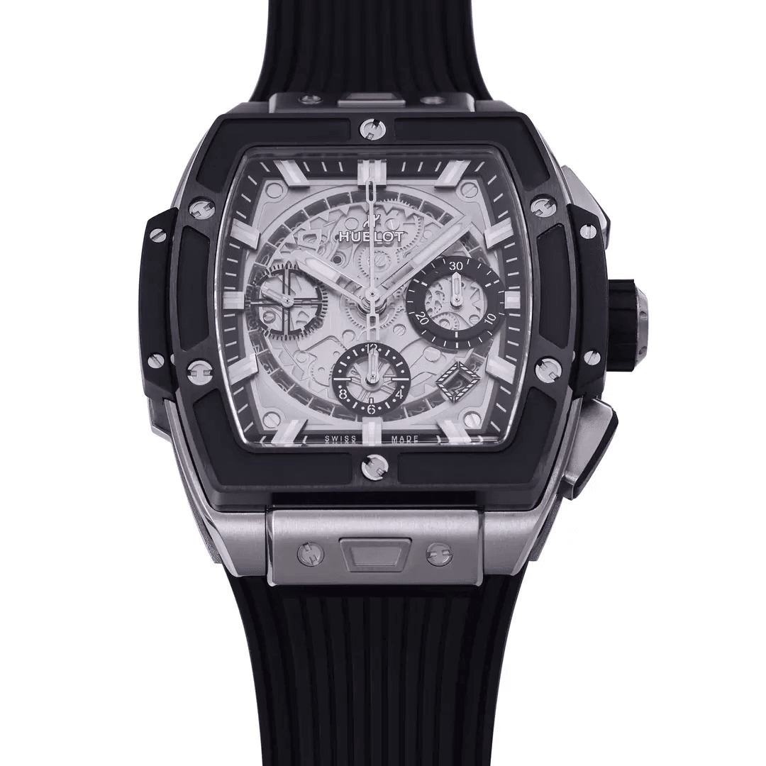 스피릿 오브 빅뱅 블랙 로즈골드 / BBF 641.NM.0173.LR / 42mm / HUB 4700무브먼트, 최고등급 티타늄 사용