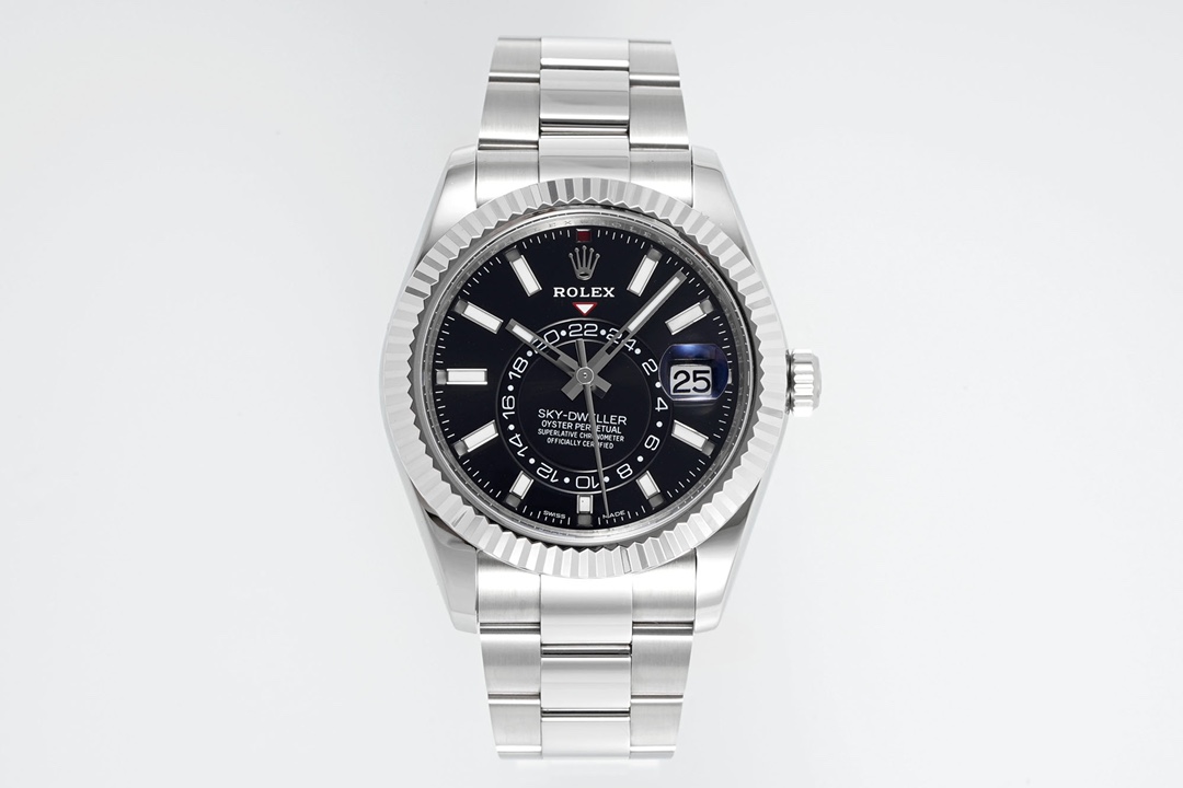 스카이드웰러 검판 다이얼 SS 오이스터 브레이슬릿 / ZF 326934 / 42mm / 28800vph의 Asian 2824 자동 무브먼트