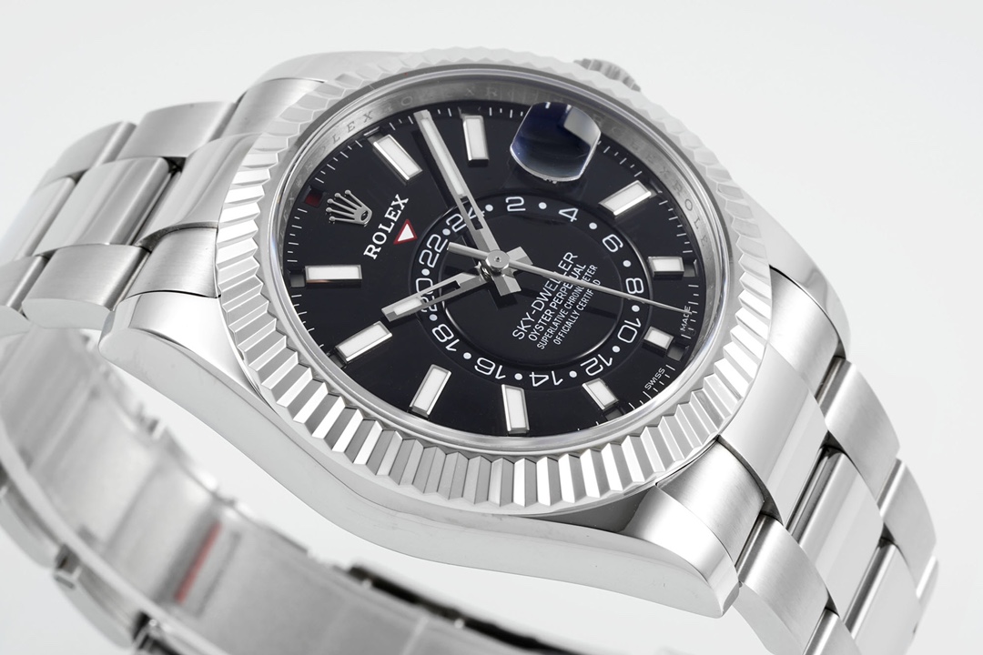 스카이드웰러 검판 다이얼 SS 오이스터 브레이슬릿 / ZF 326934 / 42mm / 28800vph의 Asian 2824 자동 무브먼트