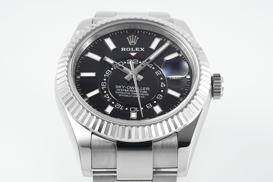 스카이드웰러 검판 다이얼 SS 오이스터 브레이슬릿 / ZF 326934 / 42mm / 28800vph의 Asian 2824 자동 무브먼트