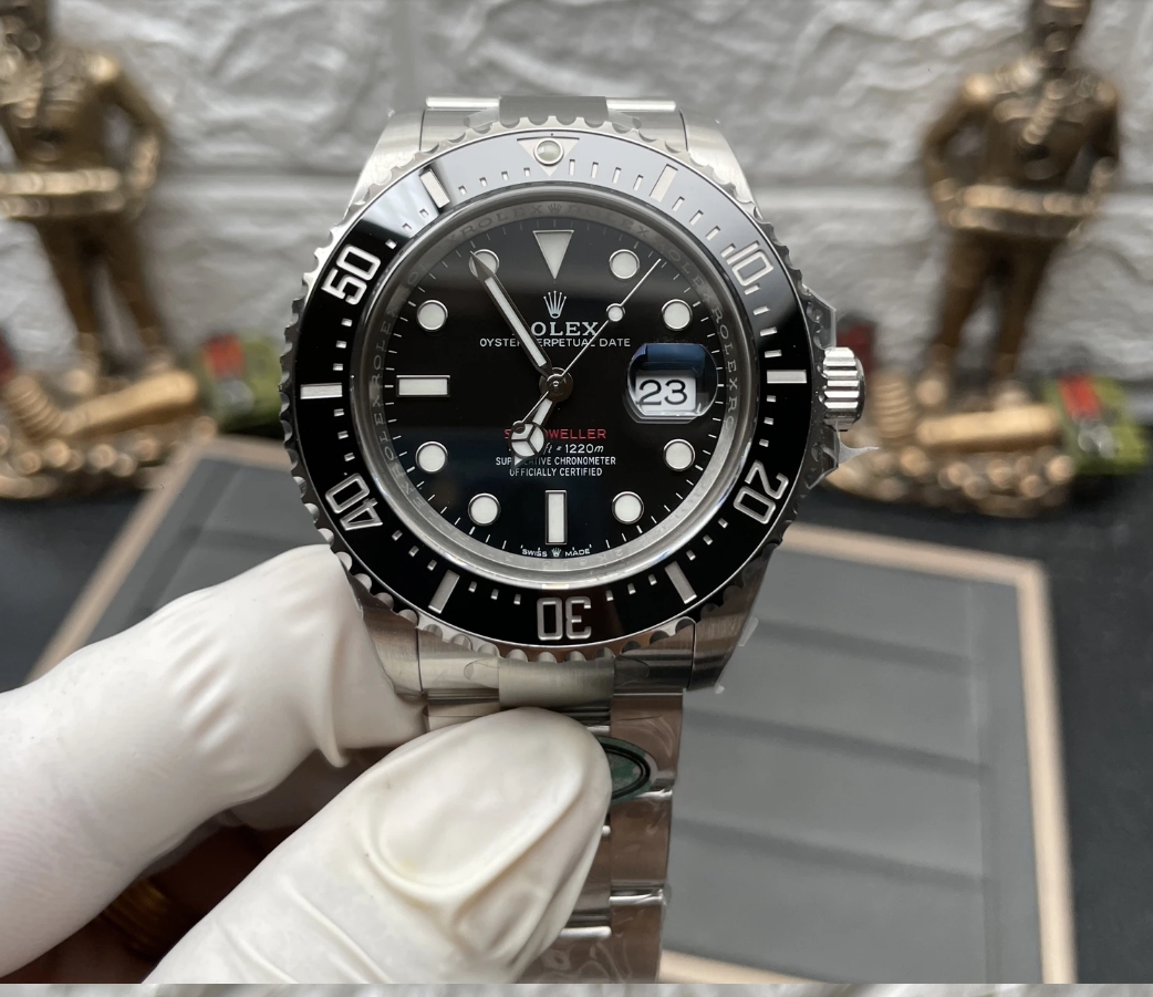 씨드웰러 검판 다이얼 SS 브레이슬릿 / CLEAN 126600 / 43mm / 아시아 클론 신규 커스텀 SH3235 자동 무브먼트