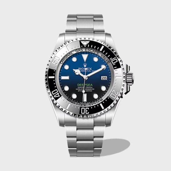 씨드웰러 딥씨 디블루 다이얼 SS 브레이슬릿 / C+ m126660 / 44mm / 28800vph의 Asian 3235 자동 무브먼트