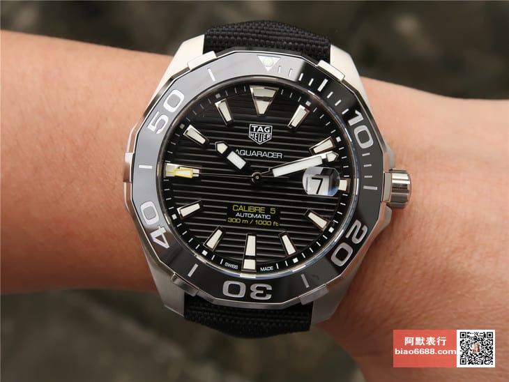 아쿠아레이서 세라믹 베젤 다이빙 워치 43mm/ V6 WAY201A.FT6142/ cal.2824-2 자동 무브먼트 /300m 아쿠아레이서